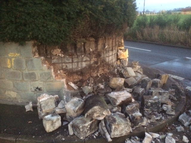 Emergency Call Out for Damaged Wall
